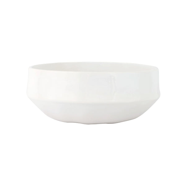 VIETRI: Aria White Organic Large Serving Bowl