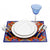 ITALIAN DREAM: Large Placemat - Stain Proof and Water Repellent PVC - Design BRONTE/B