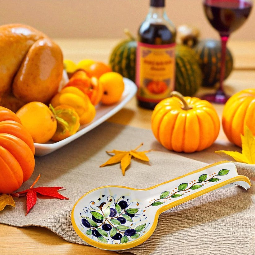 DERUTA: Spoon rest OLIVE