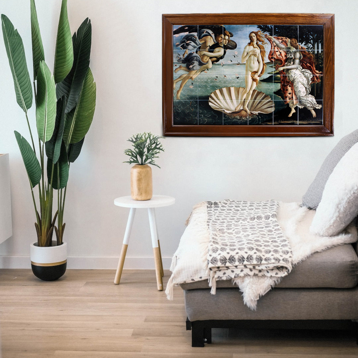 SUBLIMART: Extra Large Picture Frame Reproduction of "The Birth of Venus" by Sandro Botticelli (Year 1486)