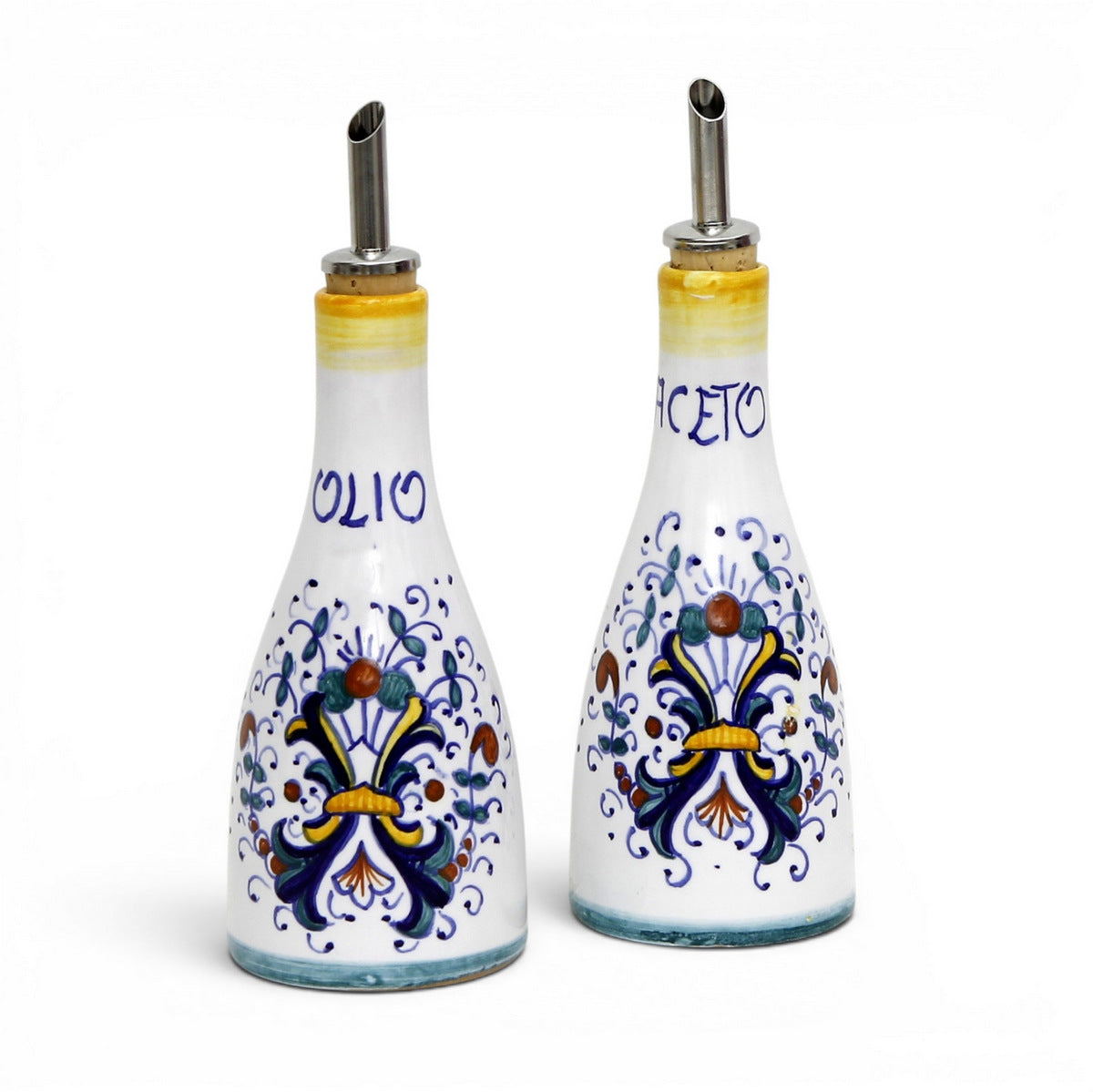 RICCO DERUTA: Olio-Aceto (Vinegar) dispenser bottle Set (Small 10 Oz.)