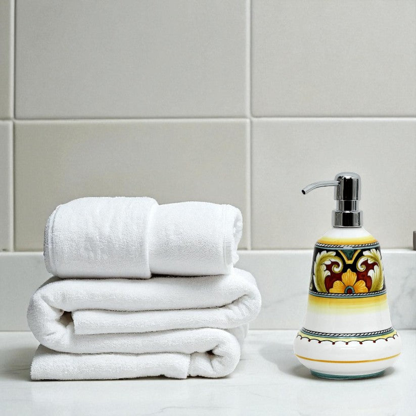 DERUTA VARIO: Liquid Soap/Lotion Dispenser with Chrome Pump (Medium 20 OZ)