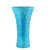 GOCCIE: Turquoise Large shaped vase with hand molded drop like design