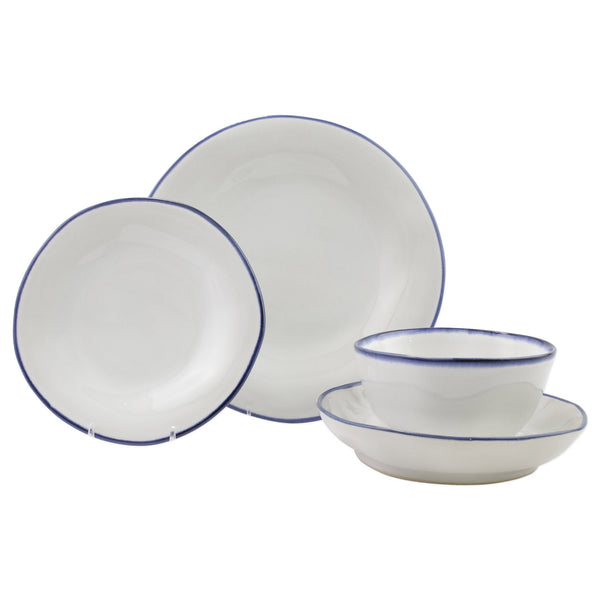VIETRI: Aurora Edge Four-Piece Place Setting