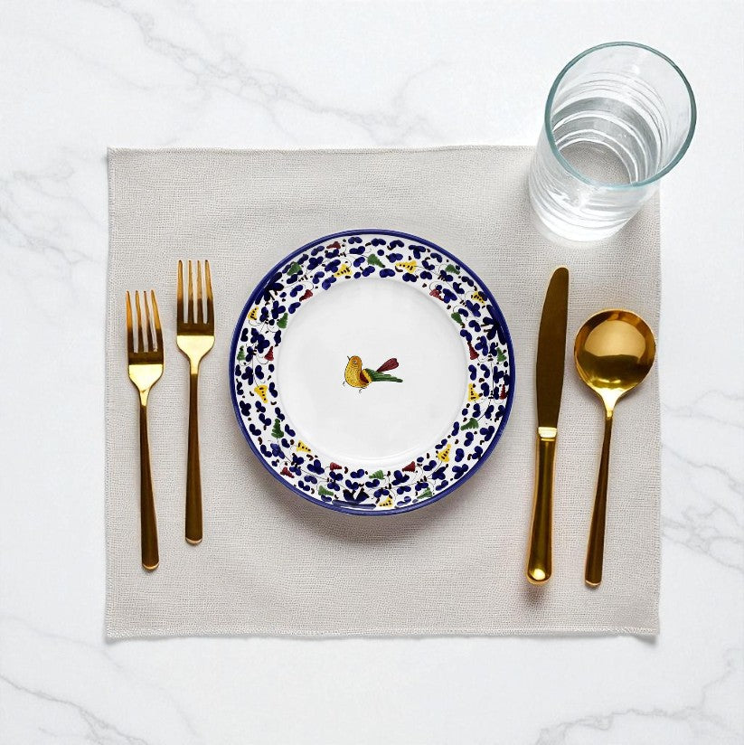 ARABESCO BLUE DERUTA: Dinner Plate