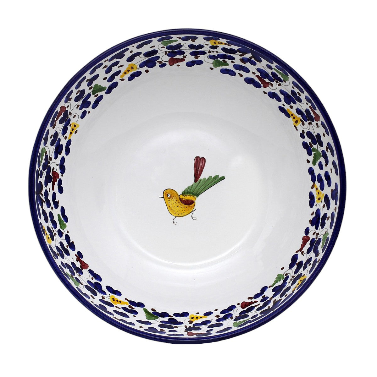 ARABESCO BLUE DERUTA: Serving Coupe Salad/Pasta Bowl