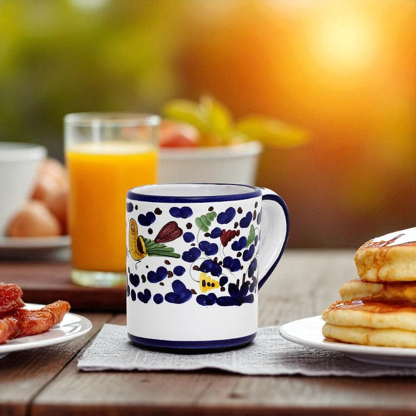 ARABESCO BLUE DERUTA: Mug (10 Oz.)
