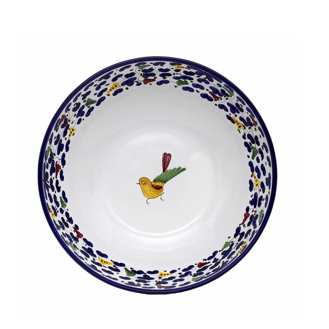 ARABESCO BLUE DERUTA: Coupe Salad/Pasta Bowl