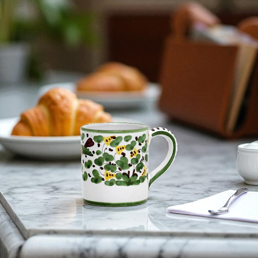 ARABESCO VERDE DERUTA: Mug (10 Oz.)