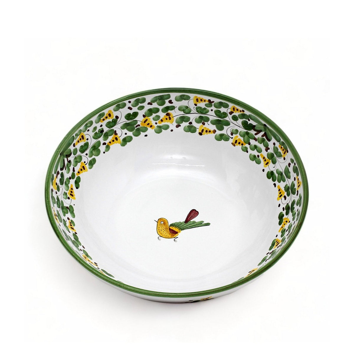GIFT BOX: With ARABESCO VERDE DERUTA Coupe Salad/Pasta Bowl (Set of 2 Pcs)