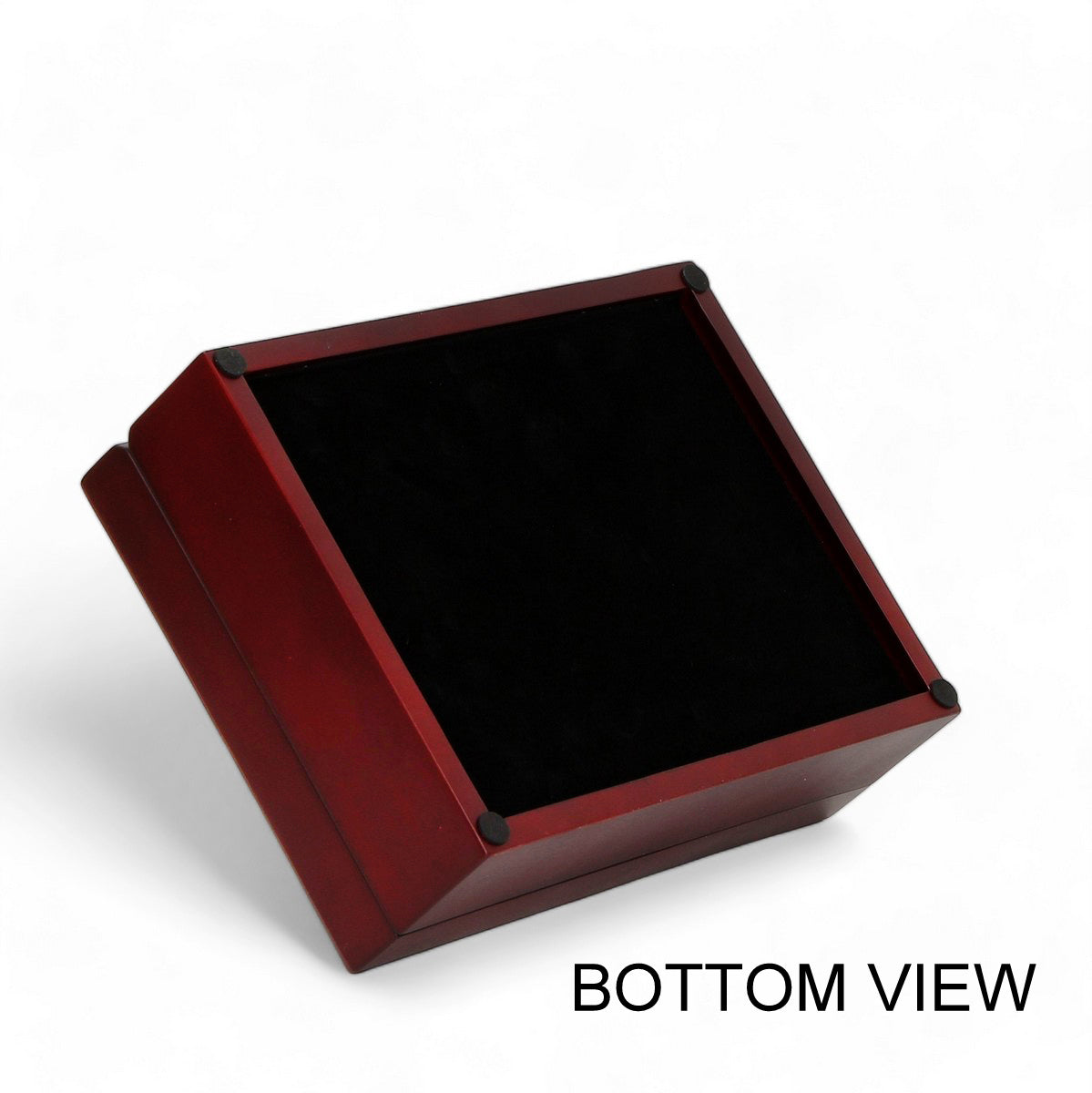 RICCO ITALIA DERUTA: WOOD BOX Lined large wood keepsake box with printed tile - Ricco Italia Deruta Design