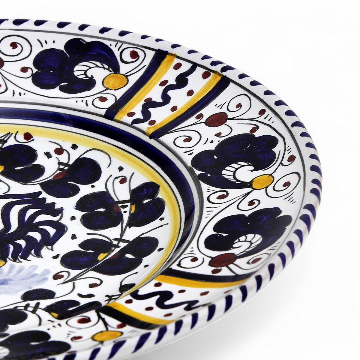 ORVIETO BLUE ROOSTER: Dinner Plate