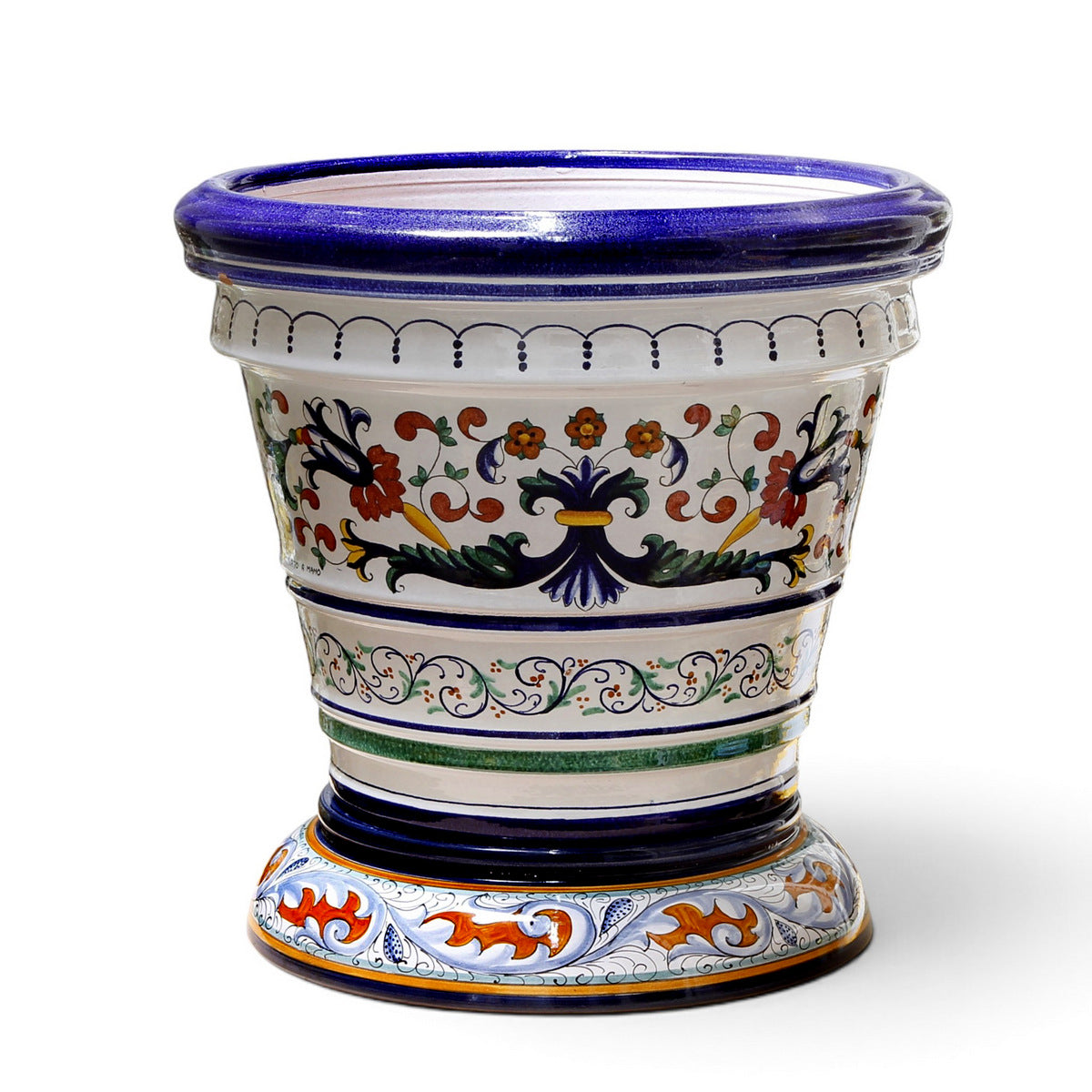 LIMONIERA PLANTER VASE: Large (20"Ø) Cachepot-Planter for plants and trees - Design RICCO DERUTA  on Pedestal Base