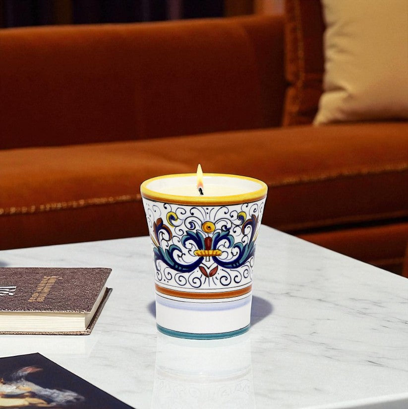 HOLIDAYS DERUTA CANDLES: Deluxe Precious Flared Candle RICCO DERUTA DELUXE Design