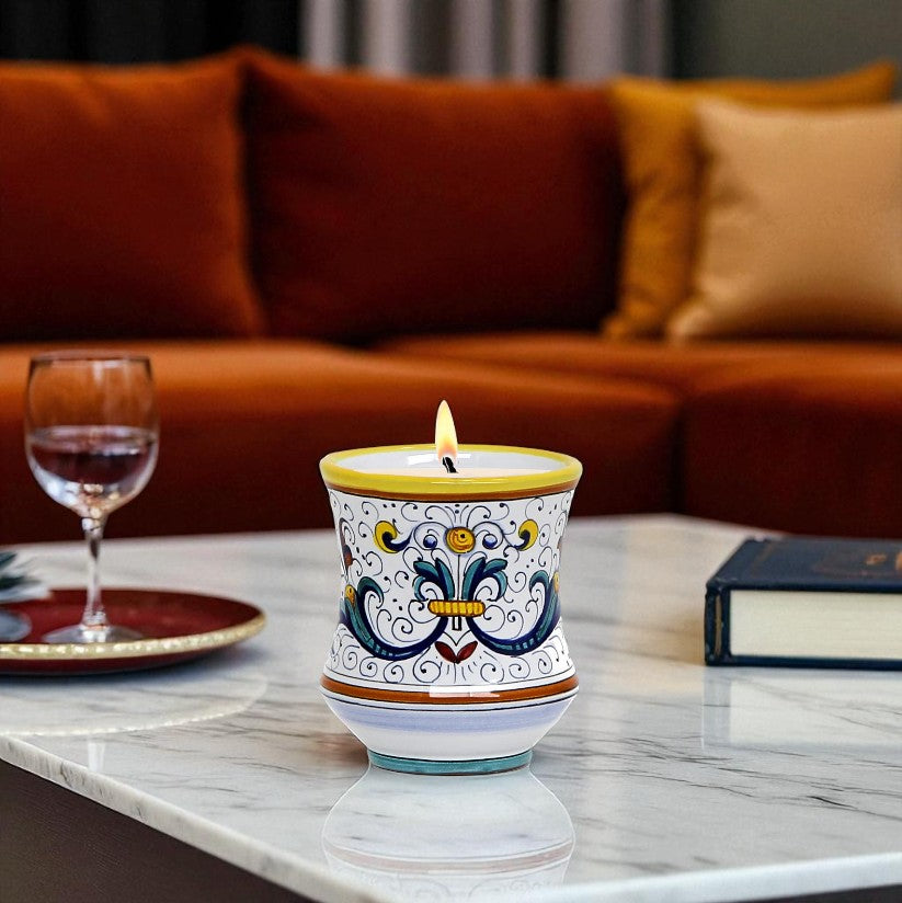 DERUTA CANDLES: Deluxe Precious Concave Candle RICCO DERUTA DELUXE Design