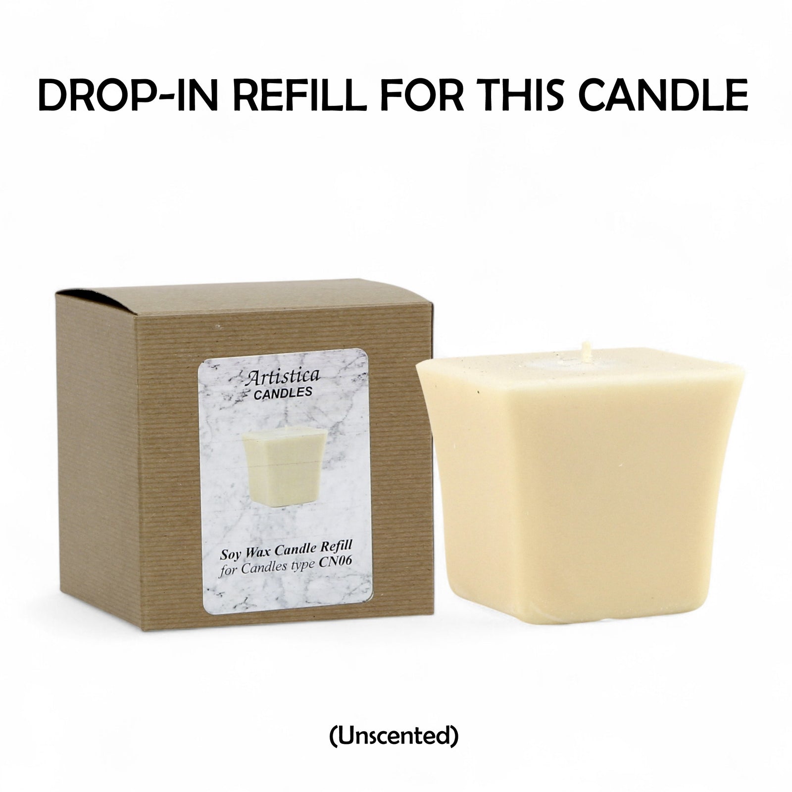 DERUTA CANDLES: Square Flared Candle Positano Limoni Design