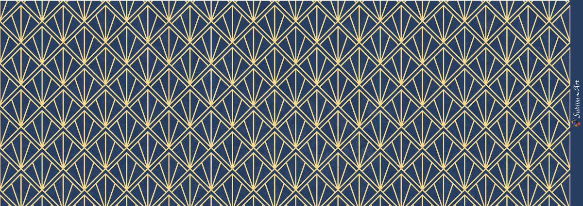 SUBLIMART: Geometrical - Porcelain Soy Wax Candle (Design #GEO02)