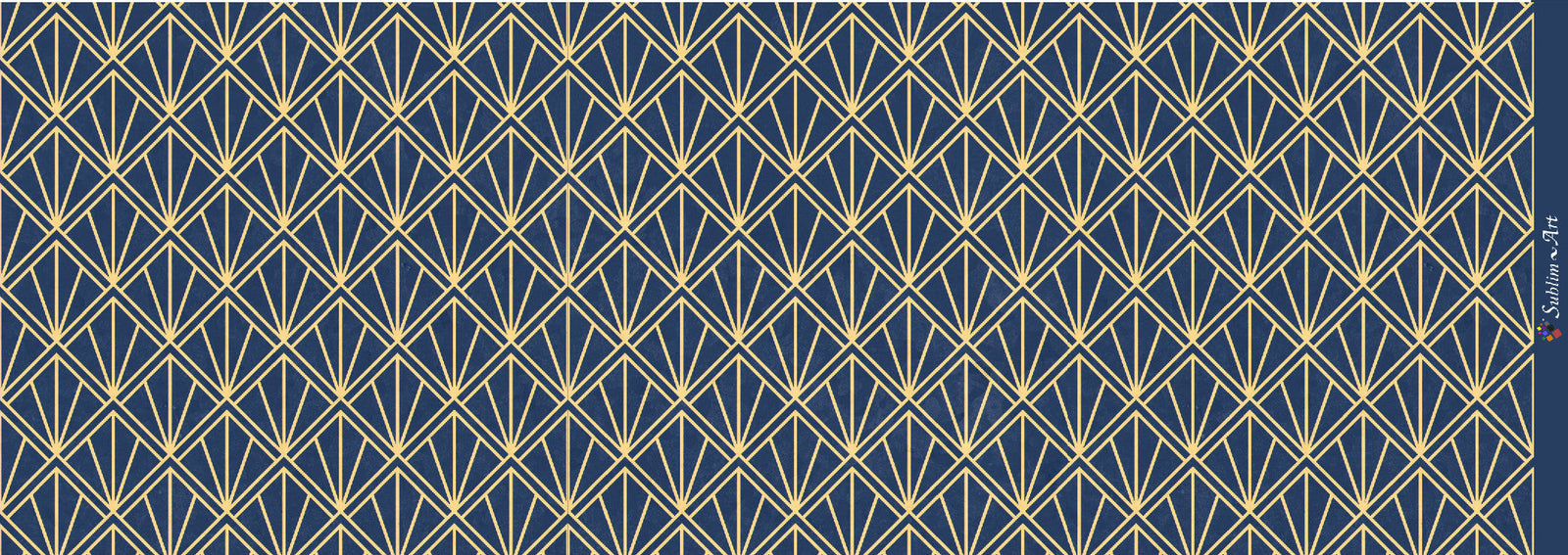 SUBLIMART: Geometrical - Porcelain Soy Wax Candle (Design #GEO02)