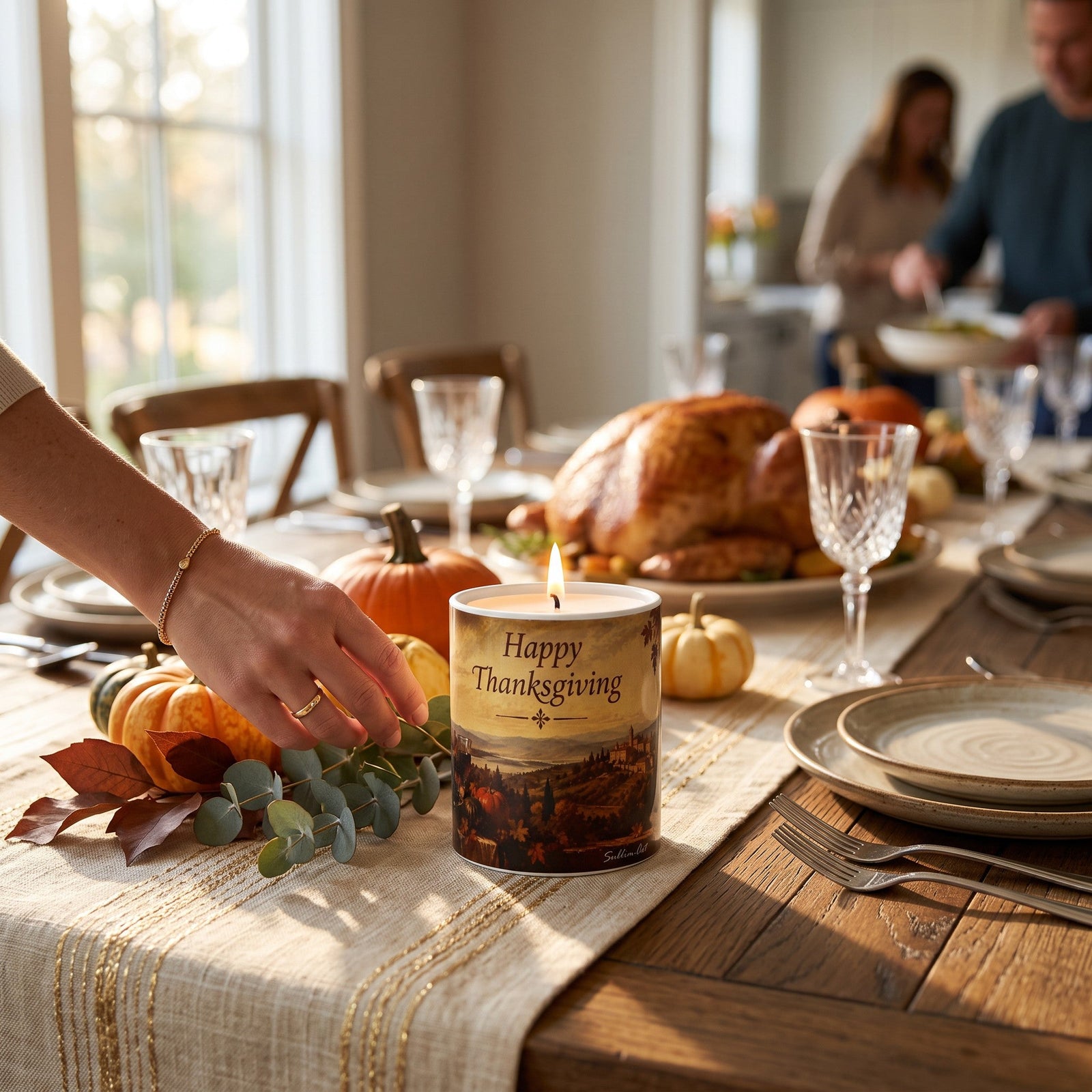 SUBLIMART: Thanksgiving Soy Wax Candle (11 Oz.)