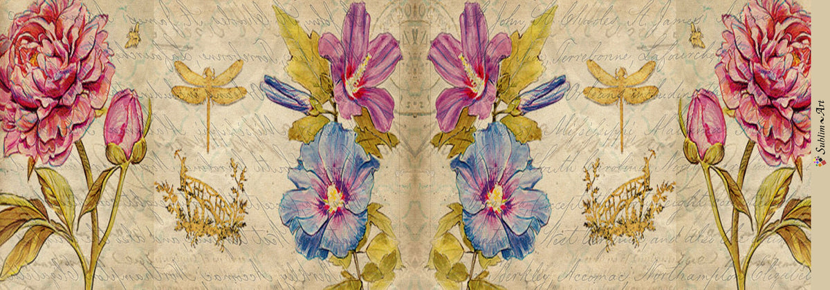 SUBLIMART: Vintage - Porcelain Soy Wax Candle (Design #VIN13)