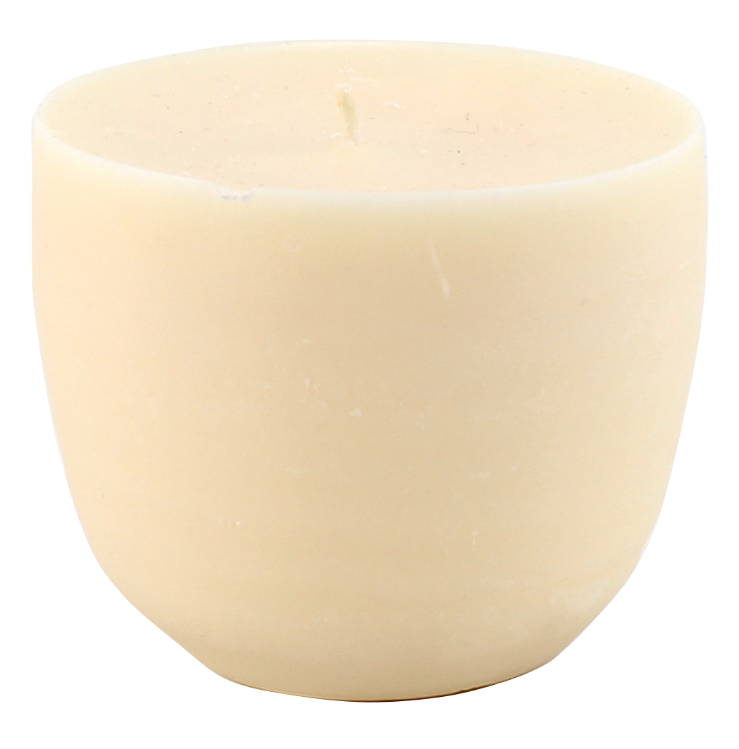 DERUTA MILANO: Large Candle Black with Hand Painted Pure Gold Stripes