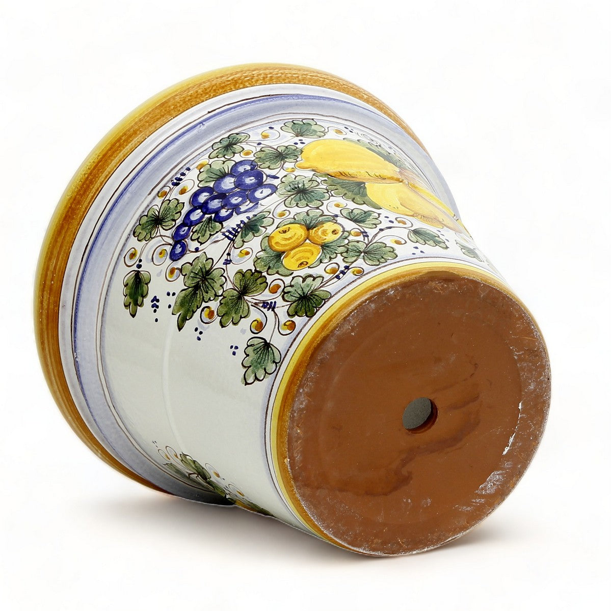 TOSCANA PLANTER: Large Round Tuscan Limoniera planter/vase 'Conca' - Strong Terracotta indoor/outdoor freeze resistant - TUSCANIA Design