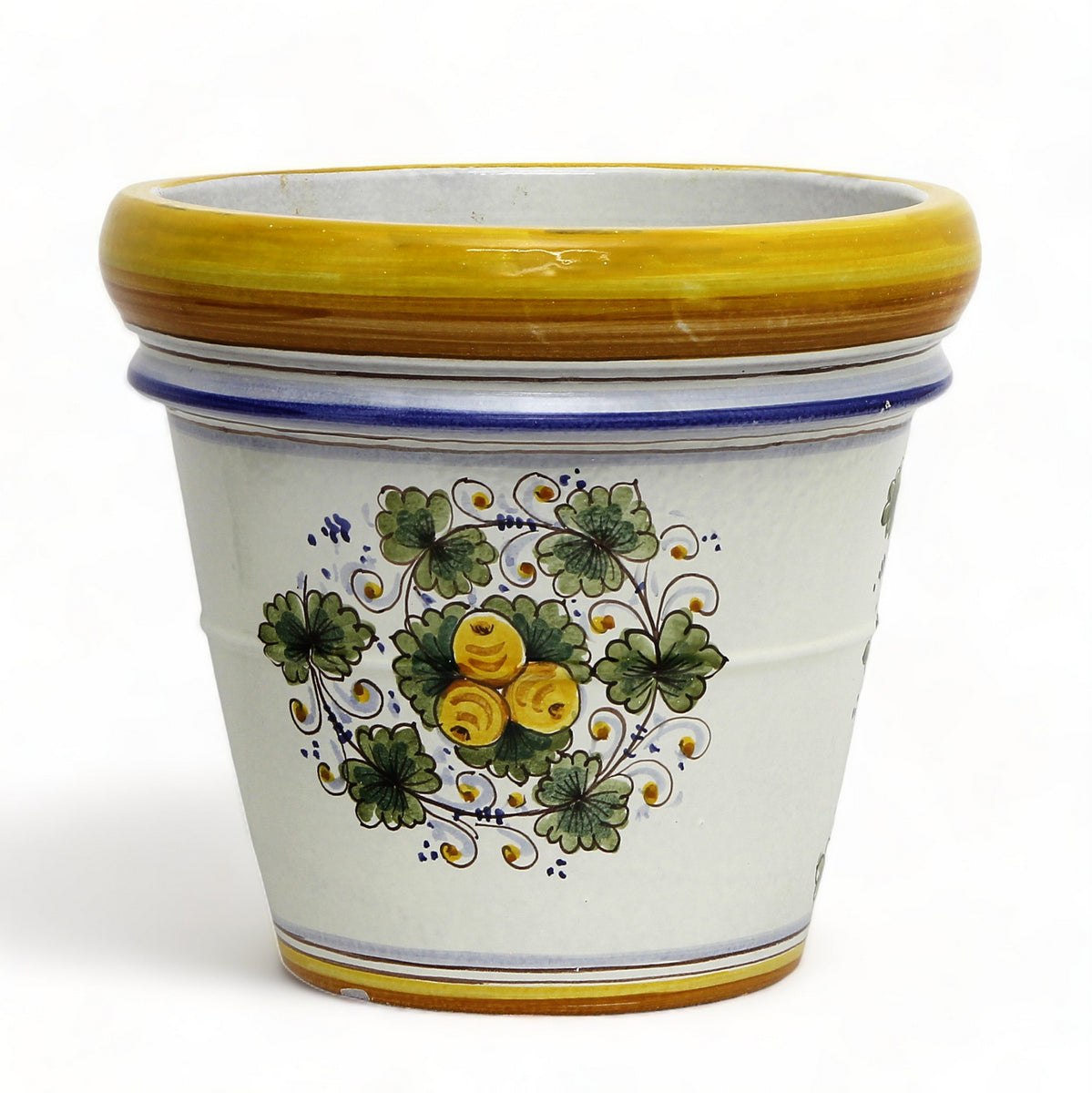 TOSCANA PLANTER: Large Round Tuscan Limoniera planter/vase 'Conca' - Strong Terracotta indoor/outdoor freeze resistant - TUSCANIA Design