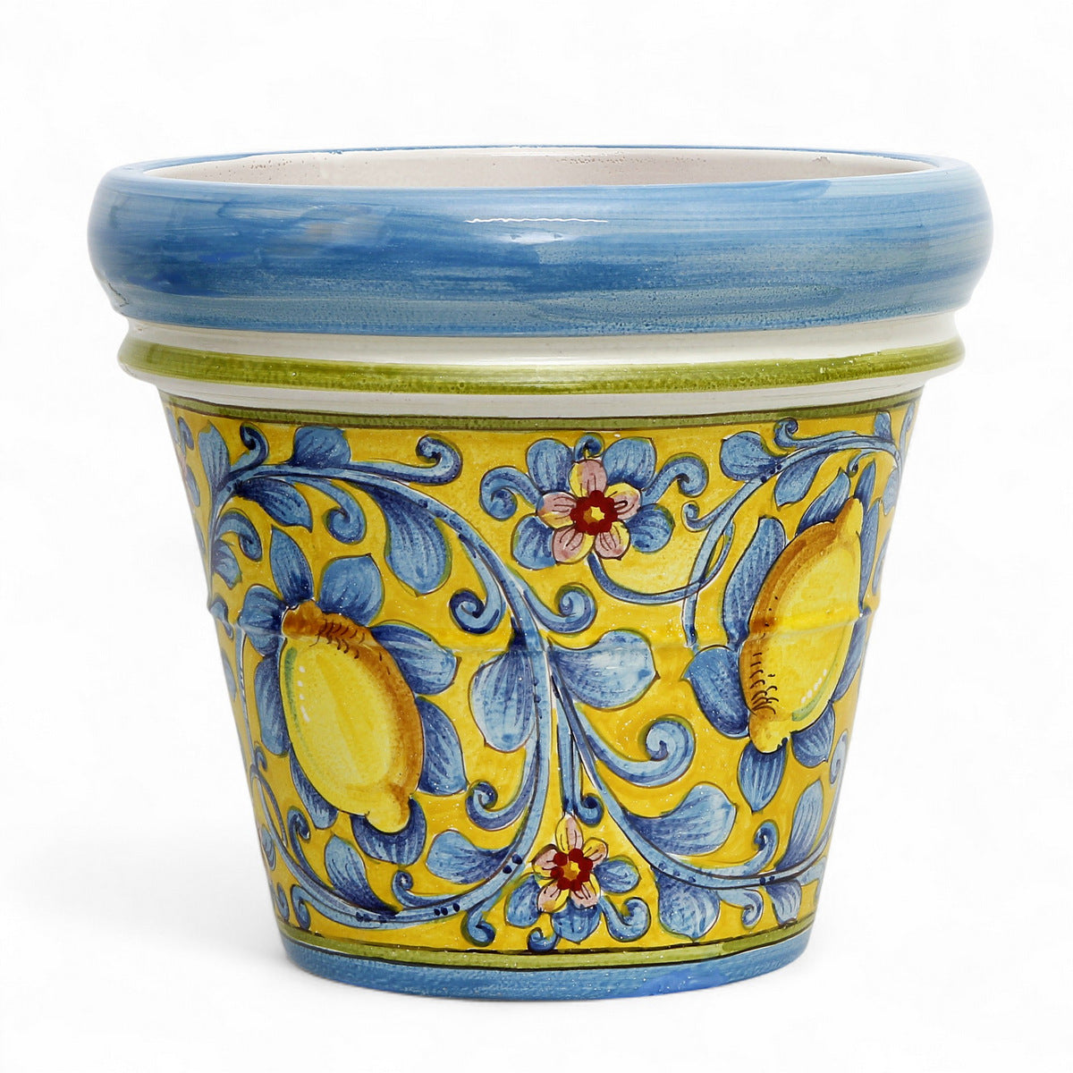 TOSCANA PLANTER: Large Round Tuscan Limoniera planter/vase &#39;Conca&#39; - Strong Terracotta indoor/outdoor freeze resistant - CAPRI Design