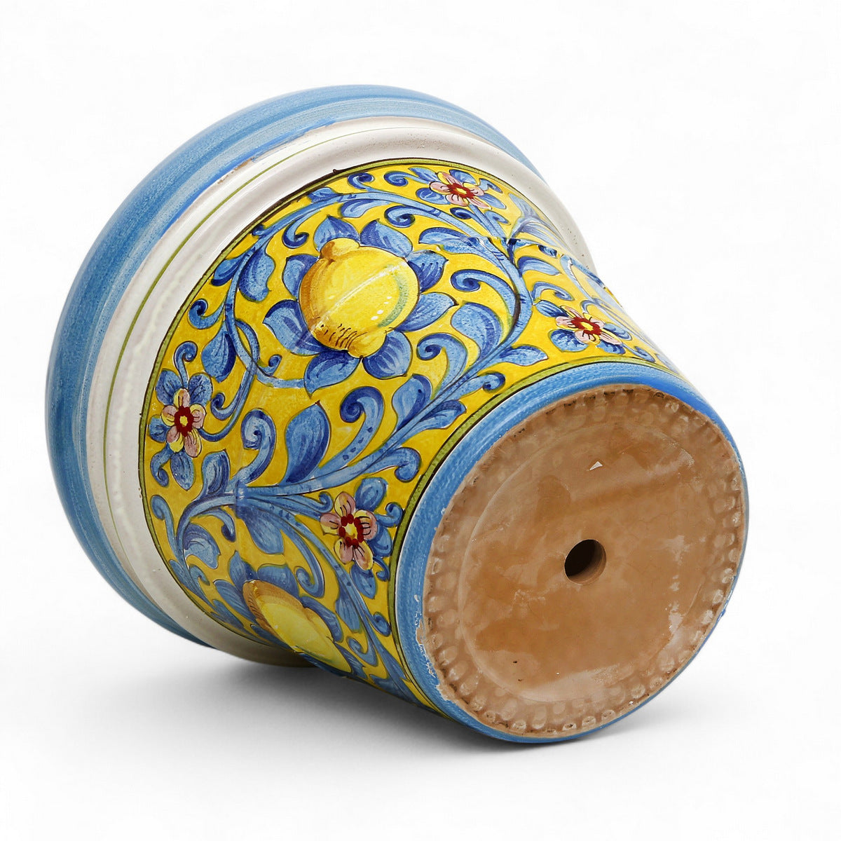 TOSCANA PLANTER: Large Round Tuscan Limoniera planter/vase 'Conca' - Strong Terracotta indoor/outdoor freeze resistant - CAPRI Design