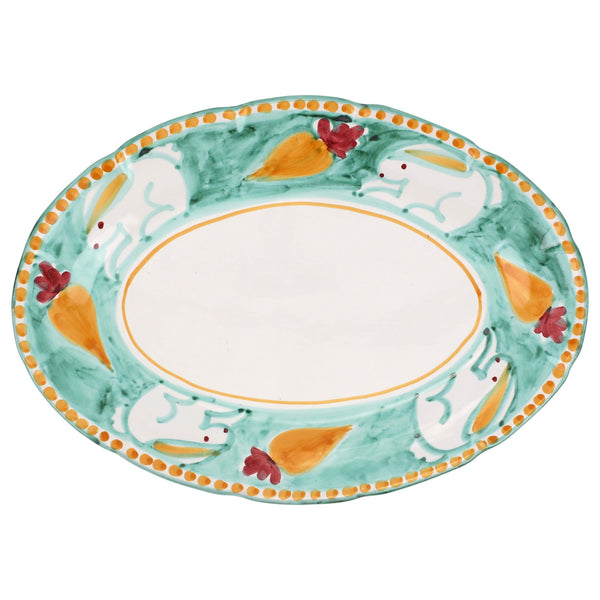 VIETRI: Campagna Coniglio Oval Platter