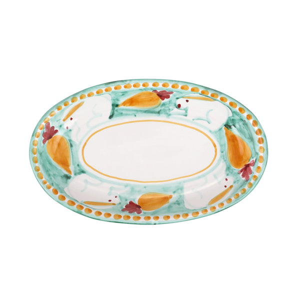 VIETRI: Campagna Coniglio Small Oval Tray