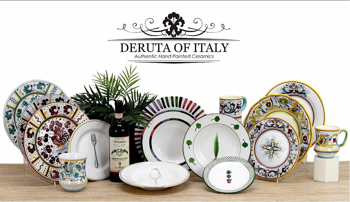 Deruta Dinnerware by Artistica - Deruta of Italy - Authentic Italian Hand Painted Ceramics.