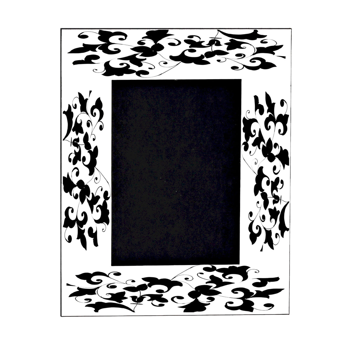 SUBLIMART: Picture Frame with glass cover for 5x7 photos - (Design #PF02)