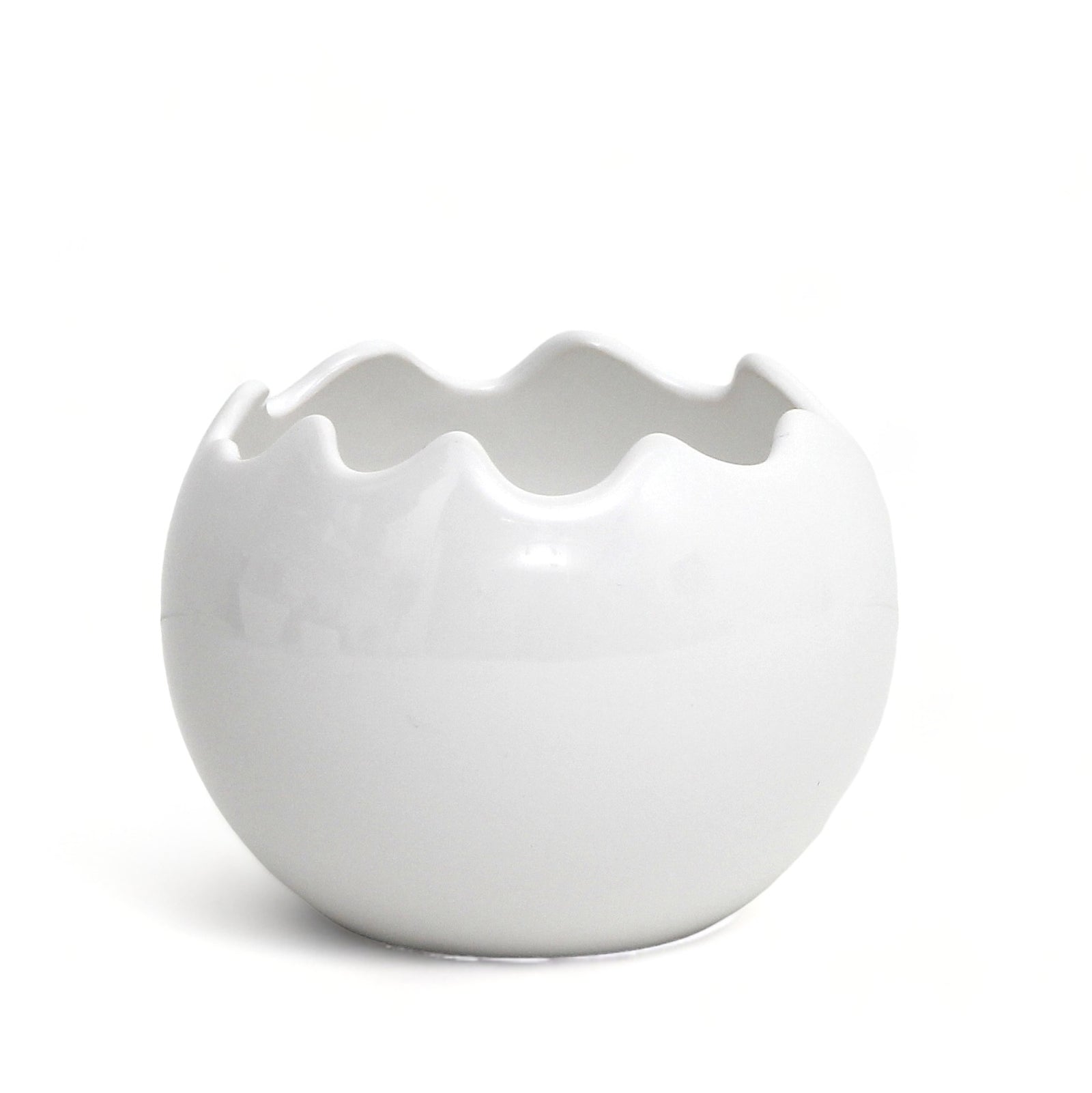 PURITY BOWL Sphera Bowl fluted rim pure White