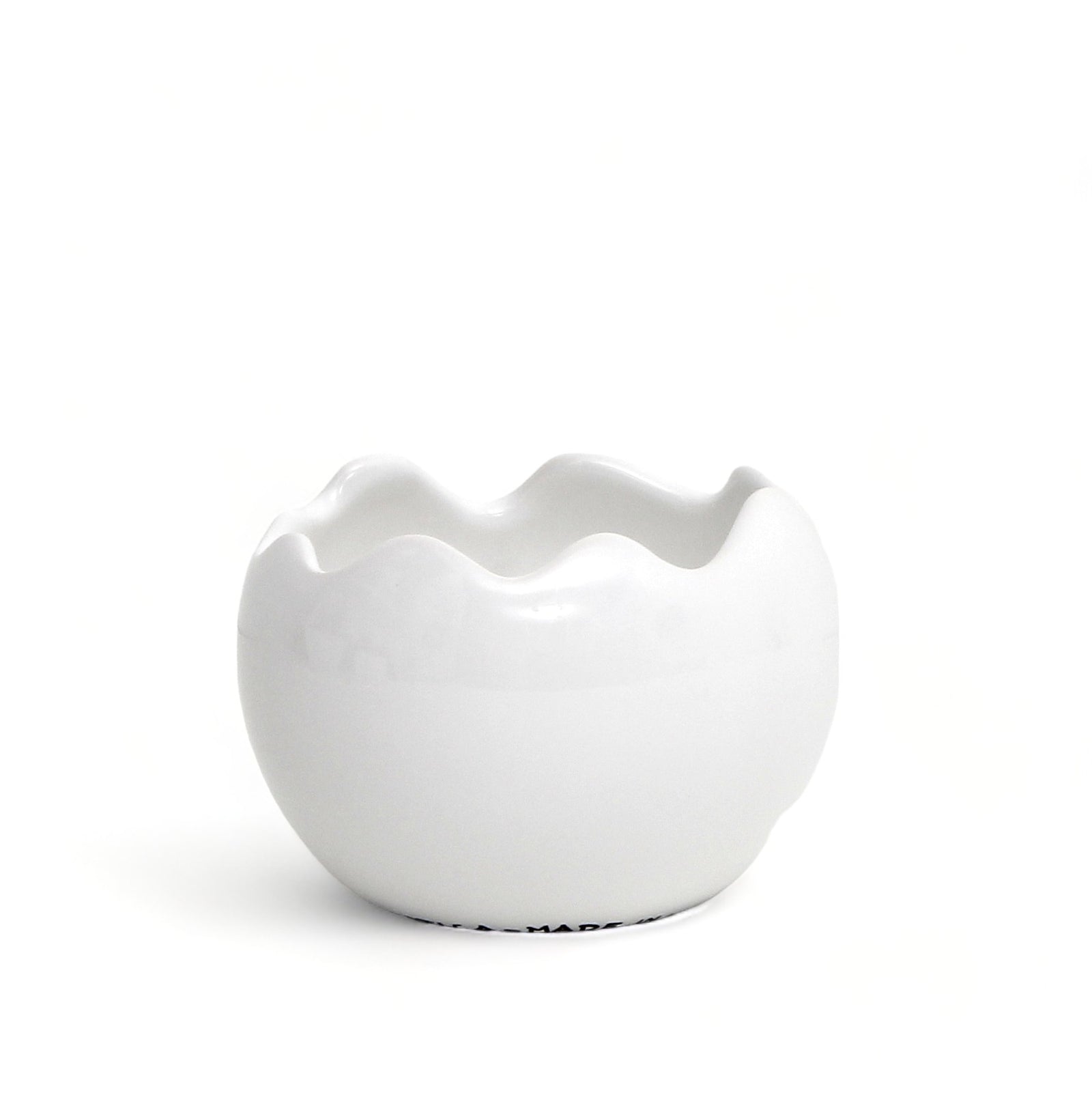 PURITY BOWL Sphera Mini Bowl fluted rim pure White