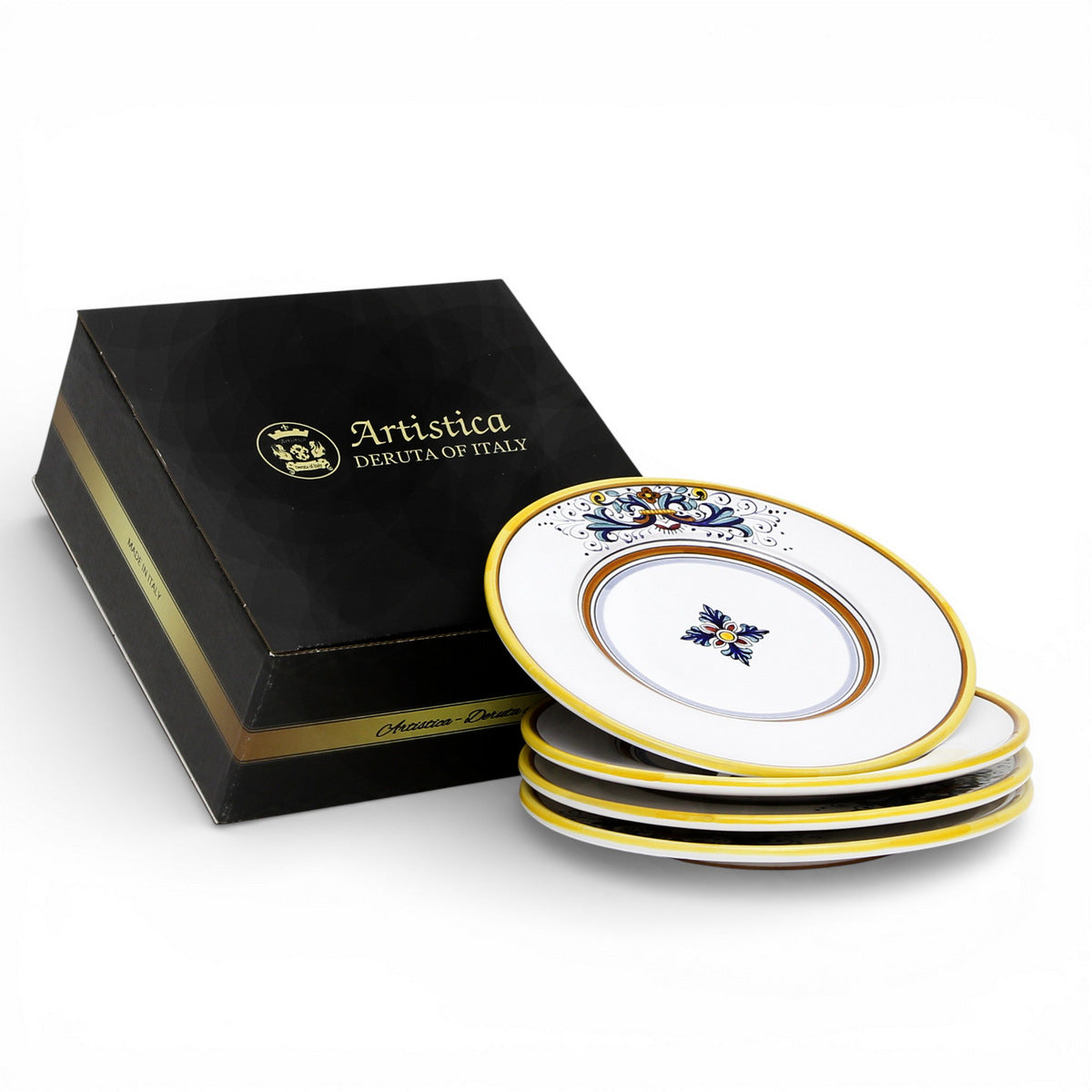 GIFT BOX: With RICCO DERUTA LITE Salad Plate (Set of 4 Pcs)