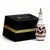 GIFT BOX: With authentic Deruta hand painted ceramic - OLIVE OIL DISPENSER BOTTLE Red Rooster Design