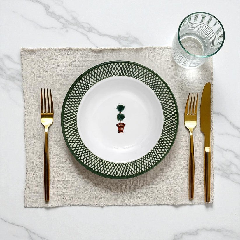 GIARDINO: Pasta/Soup Rimmed plate