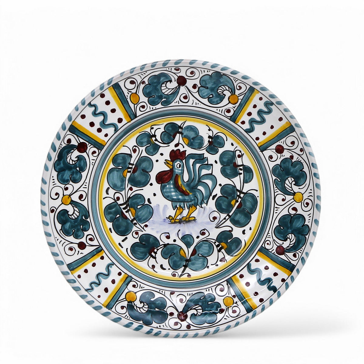 ORVIETO GREEN ROOSTER: Salad Plate