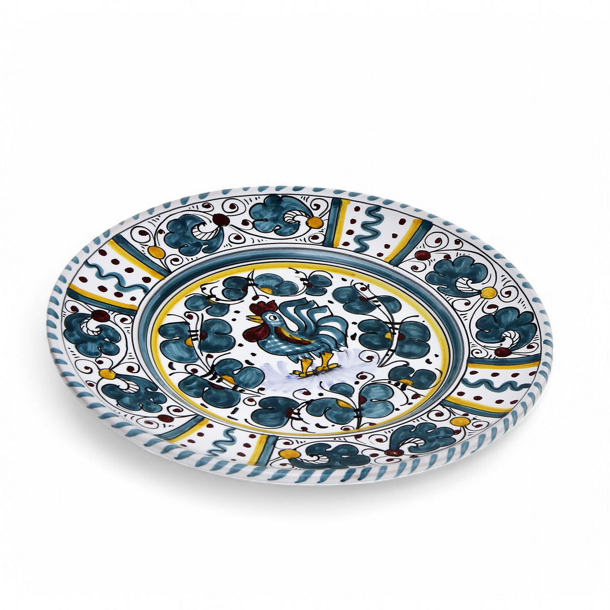 ORVIETO GREEN ROOSTER: Salad Plate