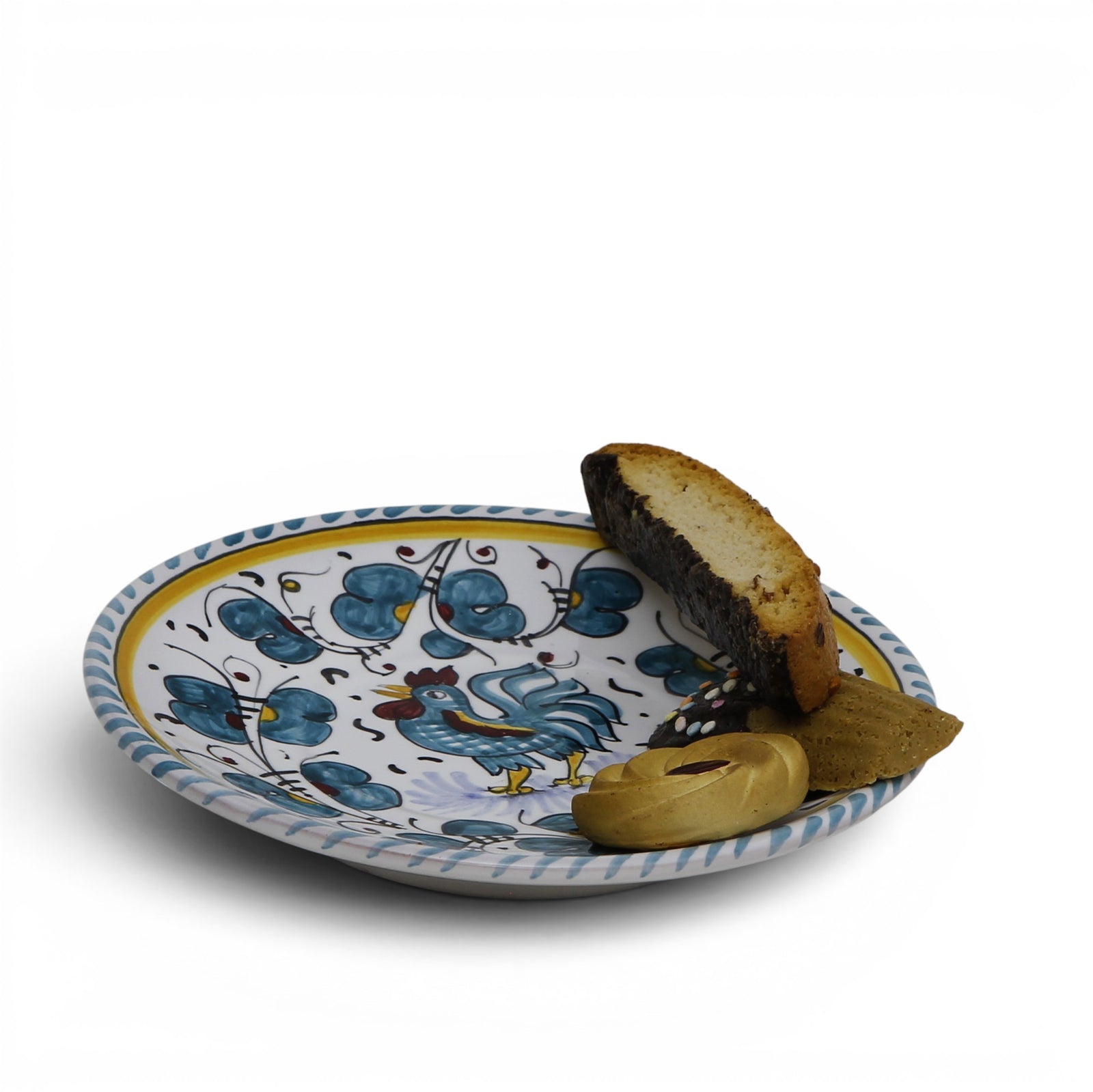 ORVIETO GREEN ROOSTER: Canape/Bread & Butter Small Plate