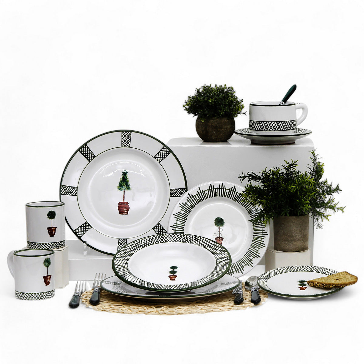 GIARDINO: Pasta/Soup Rimmed plate