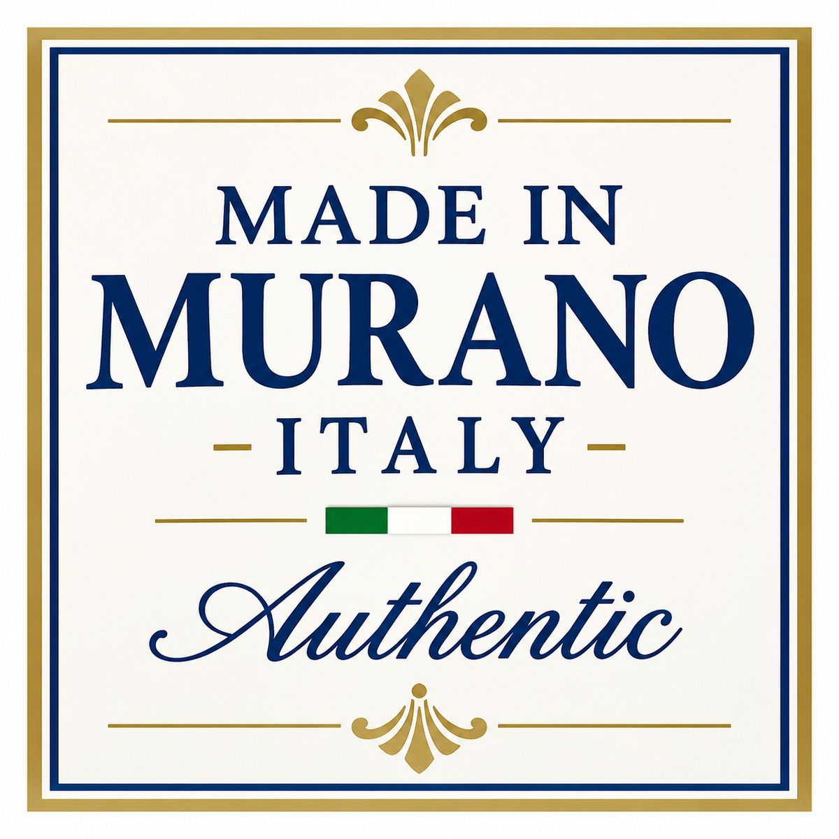 MURANO CORTE MURRINA: Authentic Murano Hand-Made Glass Necklace - Sommerso Design RED