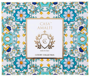 CASA AMALFI SOAPS: Scented Soap Bar with ceramic soap dish - Acqua di Ischia Set