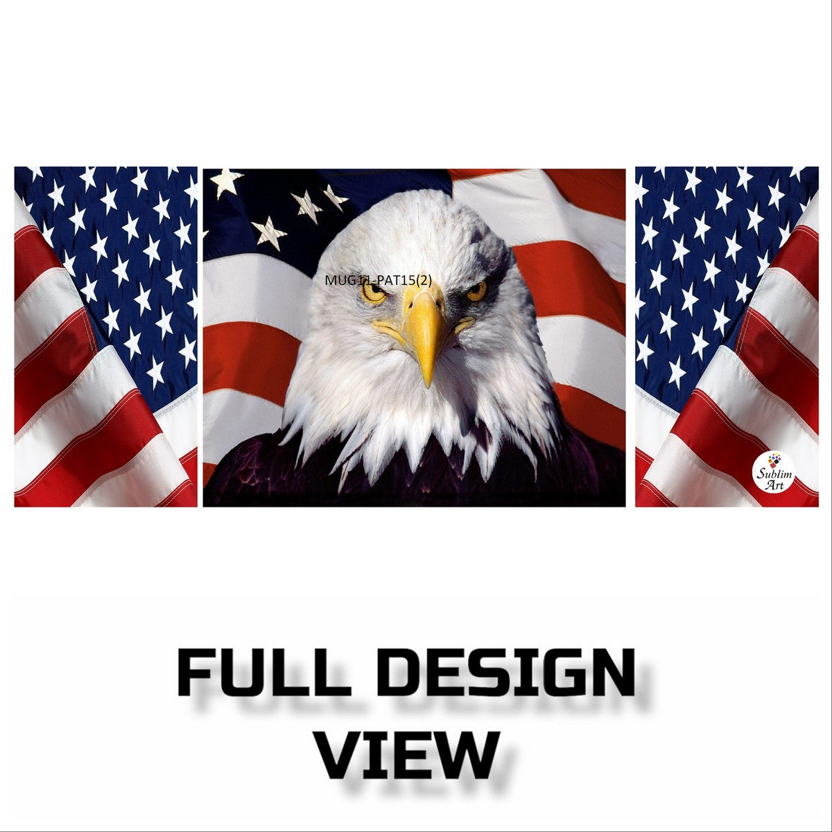 SUBLIMART: Patriotic Mug 'Mount Rushmore' (Design 24) - Artistica.com