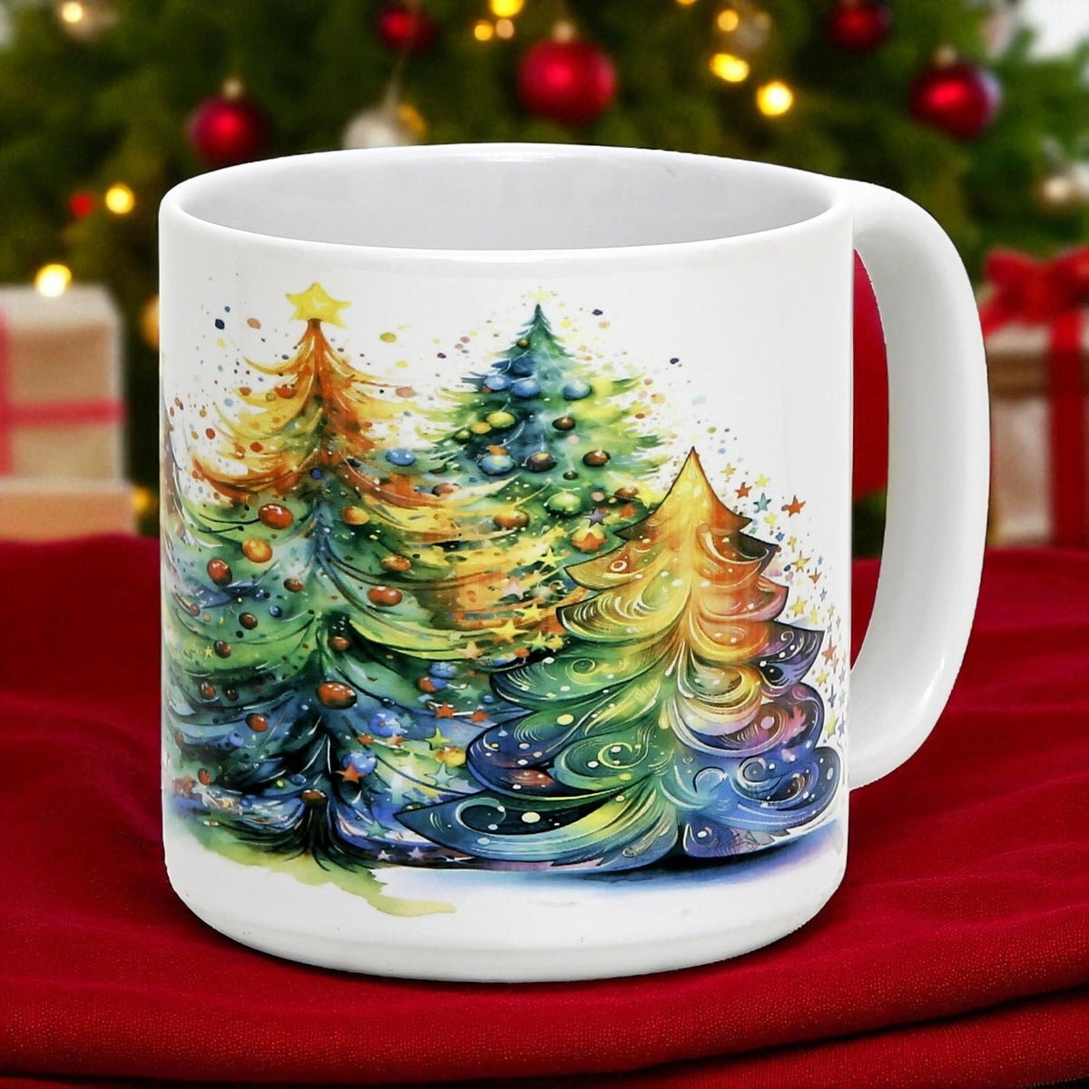 SUBLIMART: Designer Christmas Ceramic Large Jumbo Mug - (20 Oz)
