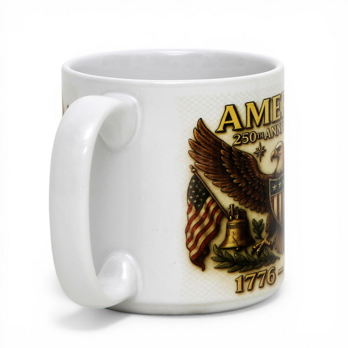 SUBIMART: Large Porcelain Mug 250th USA Anniversary (20 Oz)