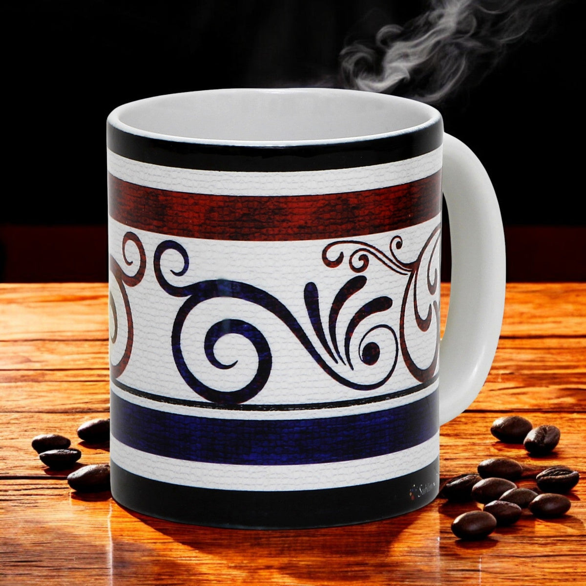 SUBLIMART: Ricco Italia Mug White Handle - by Mario Bruno (Design 6395)-