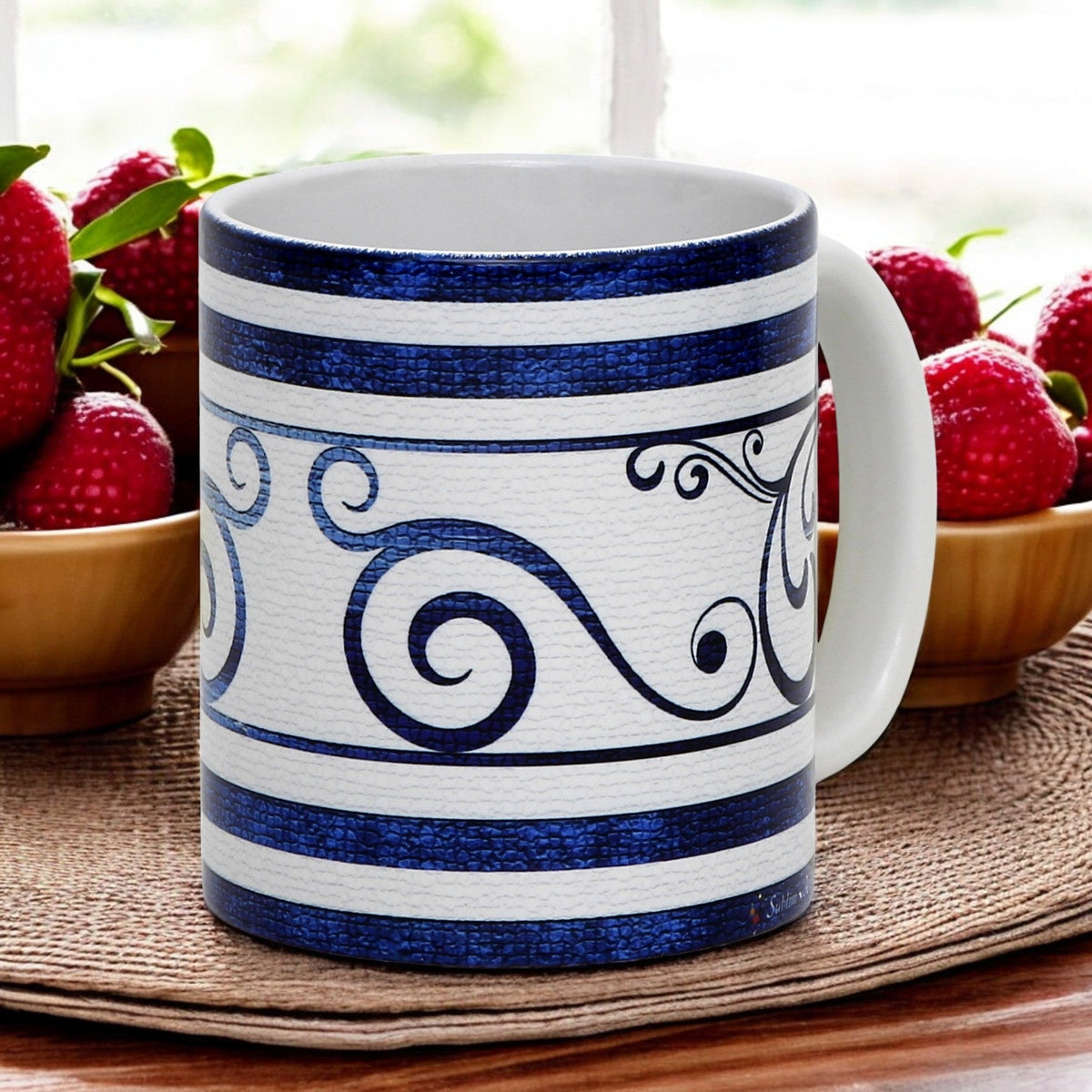 SUBLIMART: Ricco Italia Mug White Handle - by Mario Bruno (Design 6409)-
