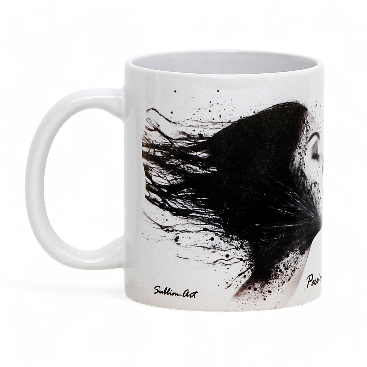 SUBLIMART: PASSIONE Ceramic Mug – "Passion in the Wind"